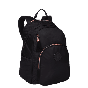 Mochila Grande Paul Frank Glam Preto