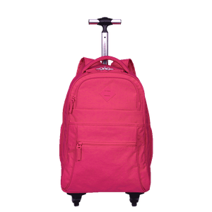 Mochila Carrinho 4 Rodas Sestini Rolling Crinkle Rosa - Pink