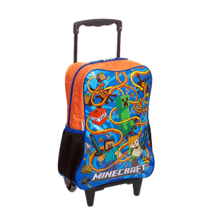 Mochila de Rodinha Grande Minecraft M - Colorido
