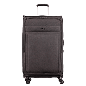 Mala de Viagem Grande com Rodas 360° Ultralight Hug 2T - Cinza Grafite