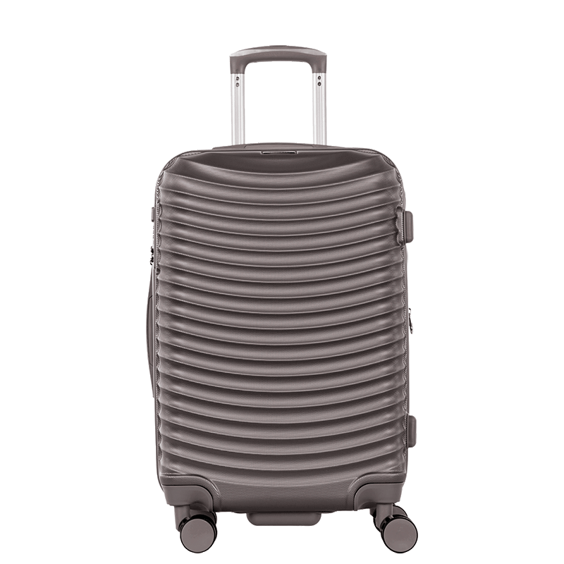 Mala de Viagem Média 23 kg ABS com Rodas 360° Vega 3T - Cinza