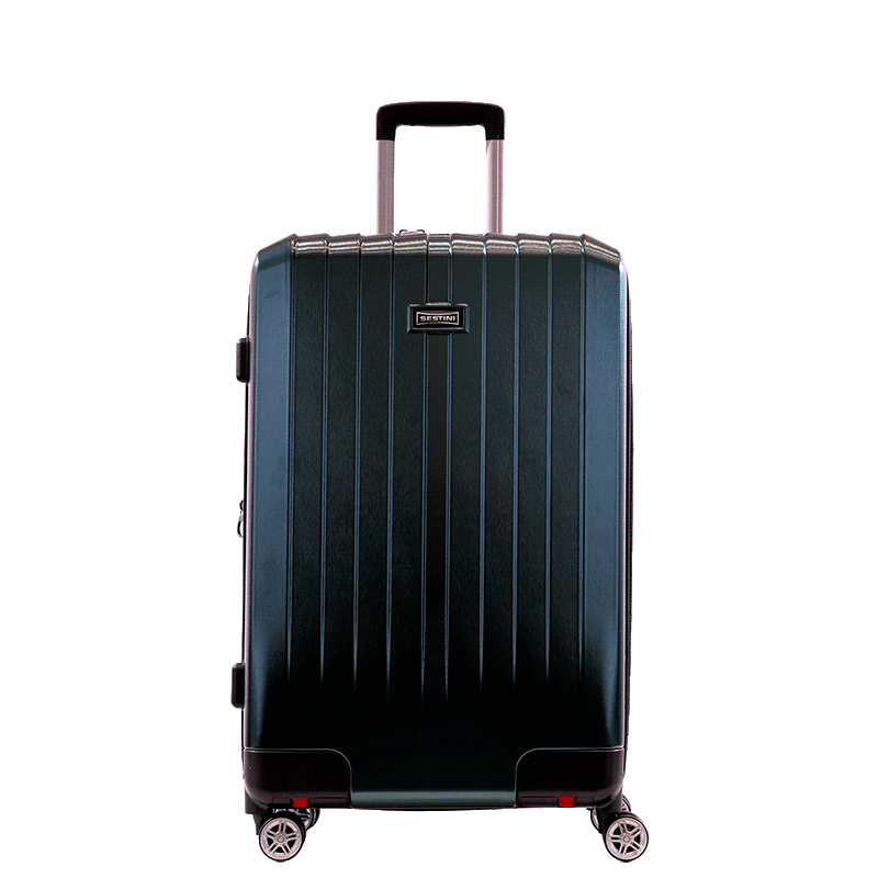 Mala de Viagem Média 23 kg ABS com Rodas 360° Titanium - Verde