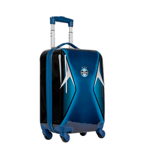 Mala de Viagem Bordo com Rodas 360° Pc Gremio - Azul Escuro