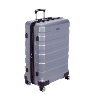 Mala de Viagem Grande com Rodas 360° Wheeless 1T - Cinza Grafite