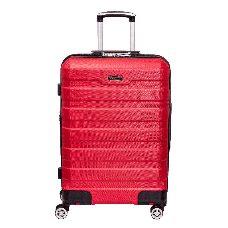 mateil レッドブラウン 1脚 Mala de Viagem Média 23 kg ABS com Rodas 360° Wheeless 1t | Sestini