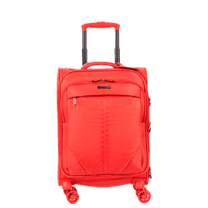 Mala de Viagem Bordo com Rodas 360° Soft Laranja - Coral