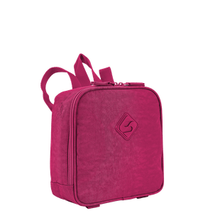 Lancheira Grande Sestini Lunch Crinkle Rosa - Pink