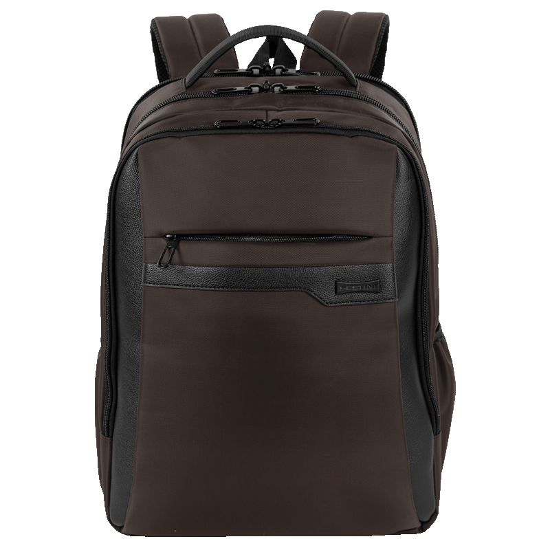 シナリー　W6、HS _CHOCOLATE_様 Mochila Grande 3 Compartimentos Notebook Sestini Prime Marrom