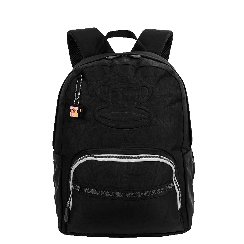 Mochila Grande Paul Frank Classics - Cinza Chumbo