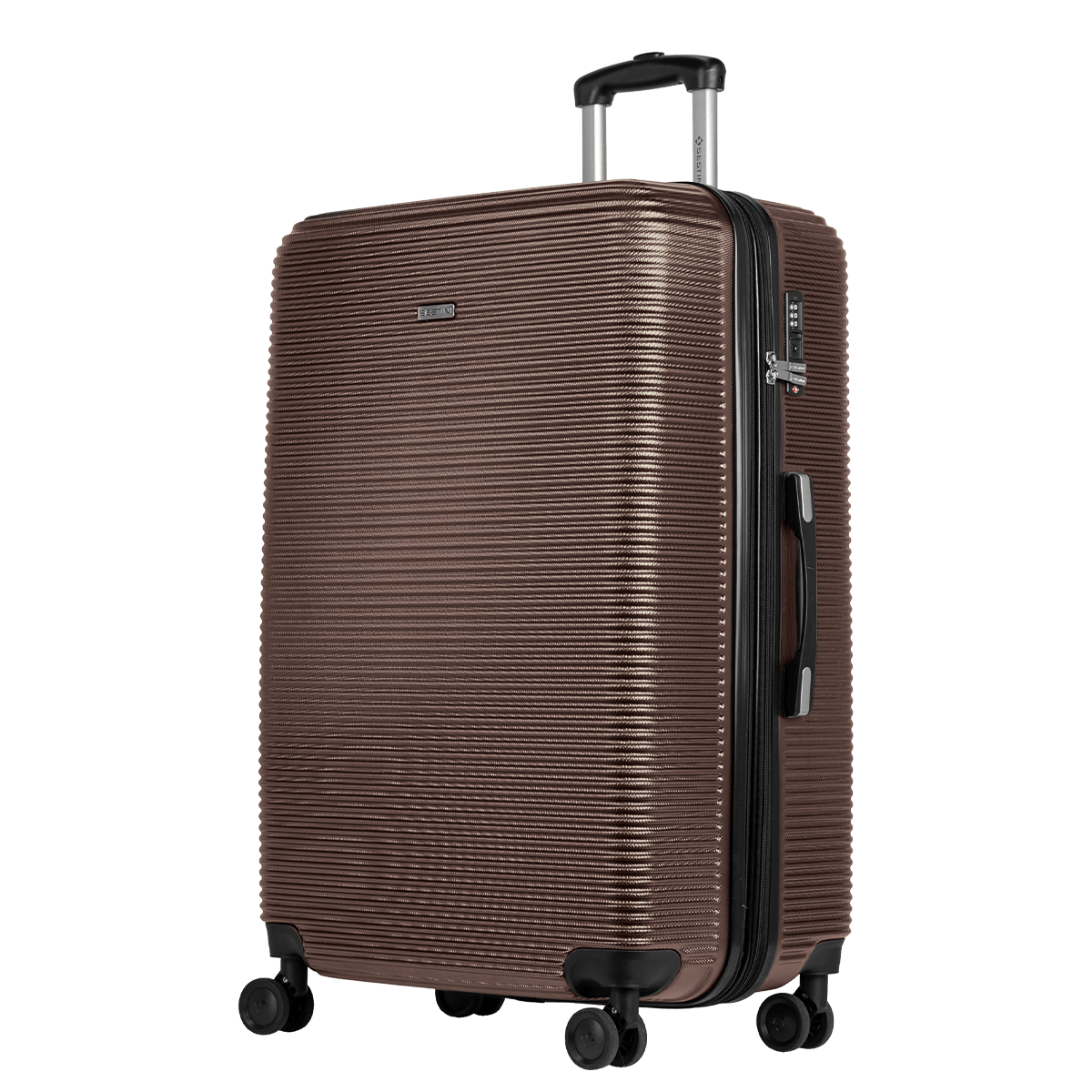 smileママ Mala de Viagem Grande 32kg ABS com Rodas 360° º 4 ALL 6T - Bronze