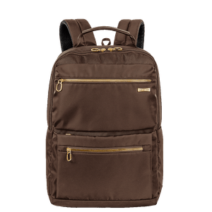 Mochila Grande 2 Compartimentos Notebook 15" Sestini Elegance - Marrom