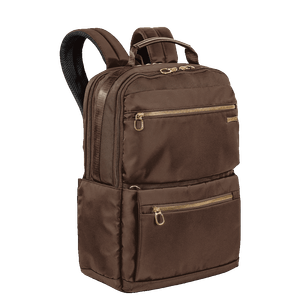 Mochila Grande 2 Compartimentos Notebook 15" Sestini Elegance - Marrom