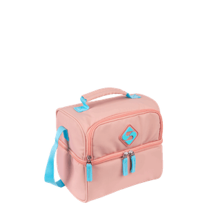 Lancheira Baú 2 Compartimentos Sestini Lunch Hydroblock - Peach Candy