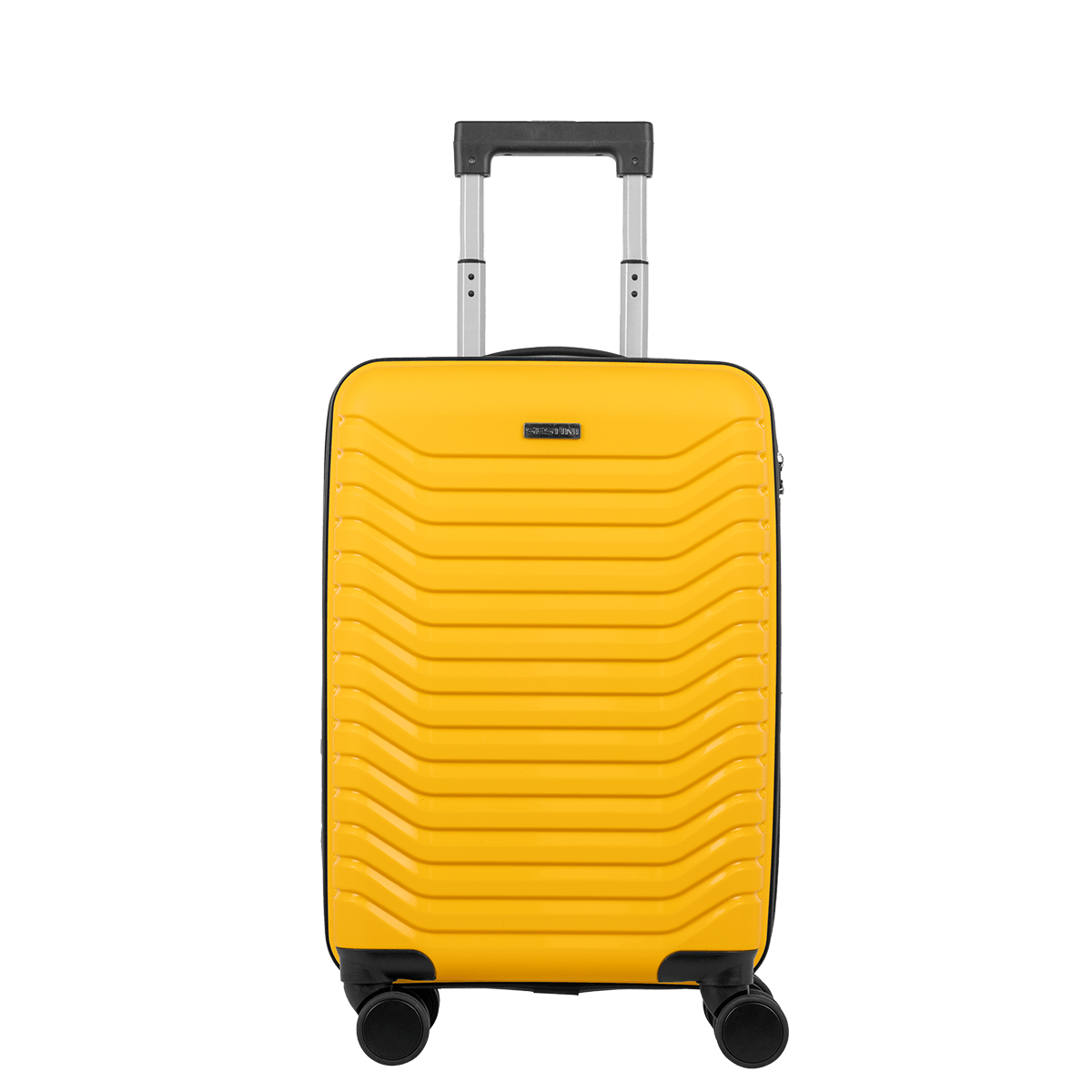 Mala de Viagem Bordo com Rodas 360º PP Basic - Amarelo