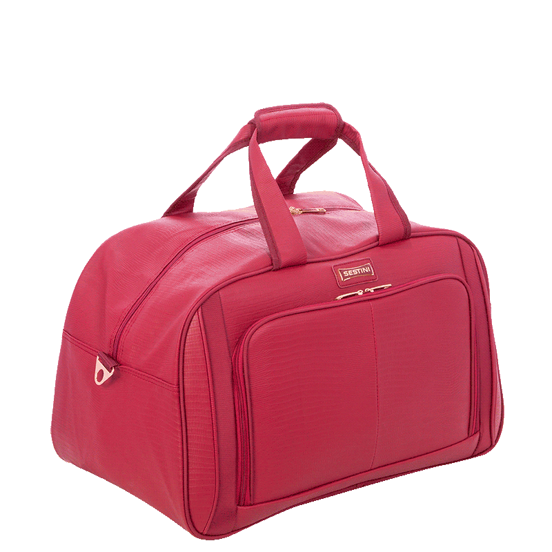 Bolsa de Viagem Média Croco 4T - Vinho
