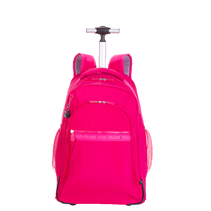 Mochila Carrinho Grande Paul Frank Classics - Dark Rosa - Pink