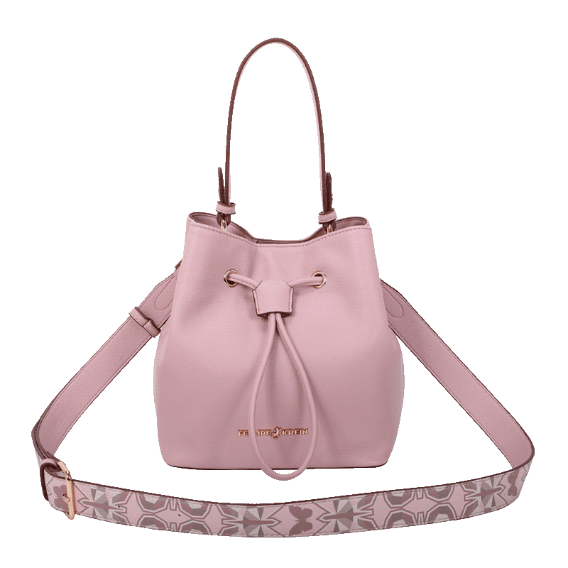 Bolsa Bucket Média Fellipe Krein Ss23 Butterfly Fk613 Liso - Nude