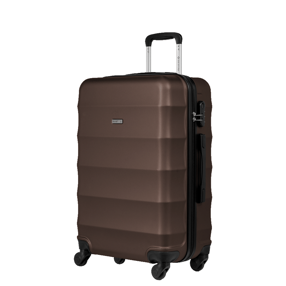 Mala de Viagem Média 23 kg ABS com Rodas 360° 4 All 6t - Bronze