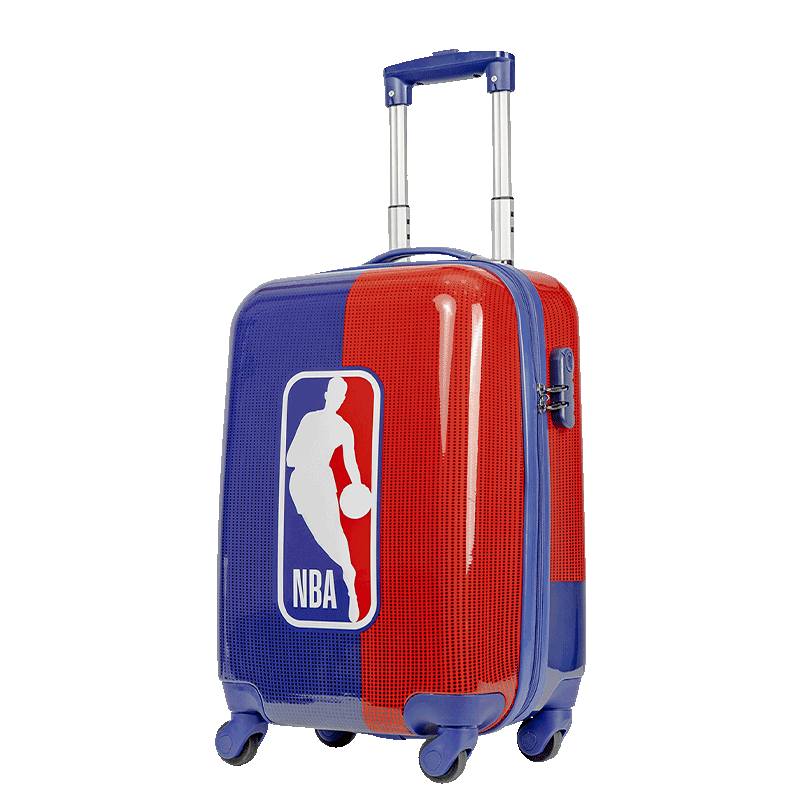 Mala de Viagem Bordo 10 kg ABS com Rodas 360° Nba Space - Vermelho