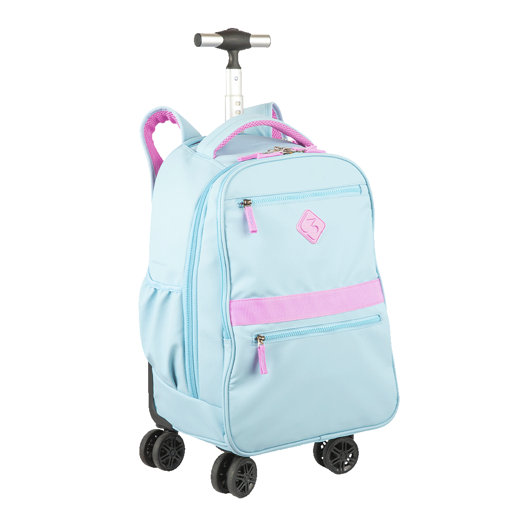 Mochila Carrinho 4 Rodas Duplas Rolling Hydroblock - Sky | Sestini