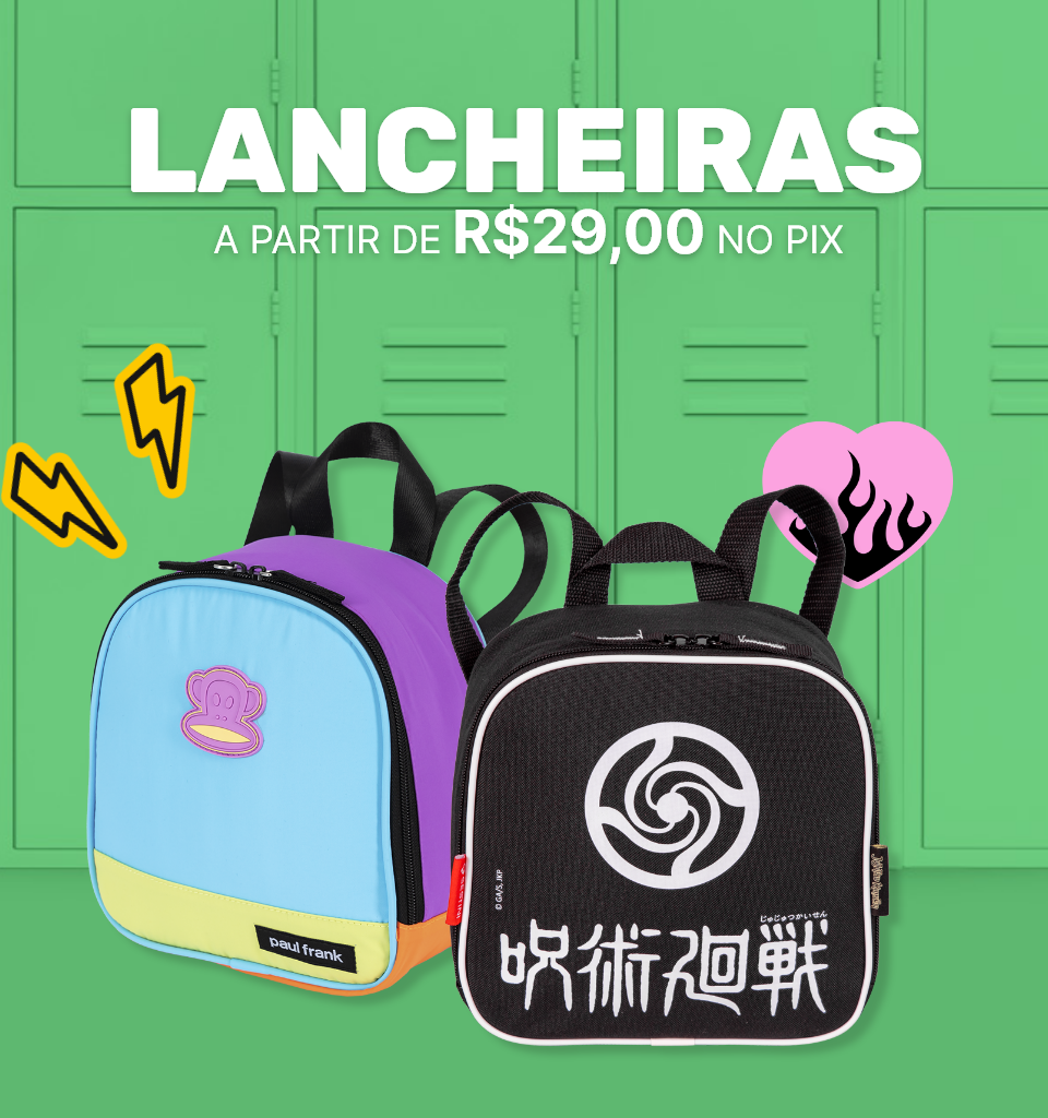 Lancheiras a partir de R$ 20,00