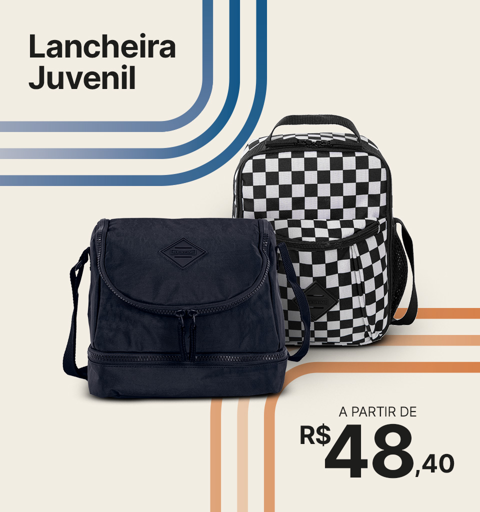 Lancheiras Juvenil a partir de R$ 48,40