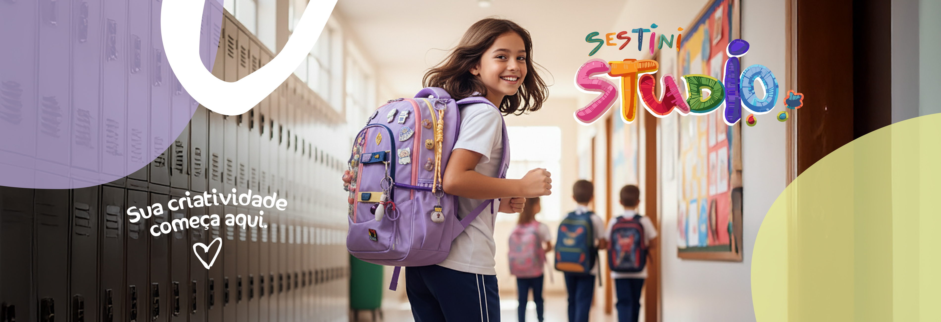 Sua criatividade começa aqui. Conheça a Sestini STUDIO e divirta-se!