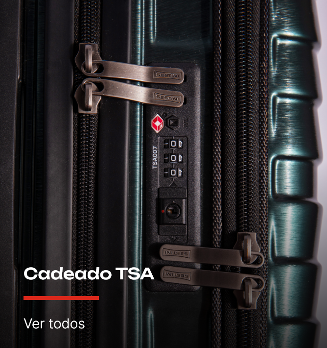 Malas com cadeado TSA